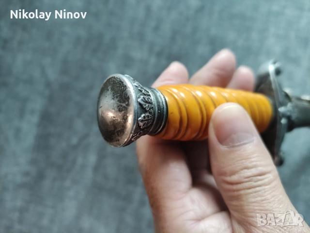 Немски армейски кинжал от WW2, снимка 6 - Антикварни и старинни предмети - 52431457