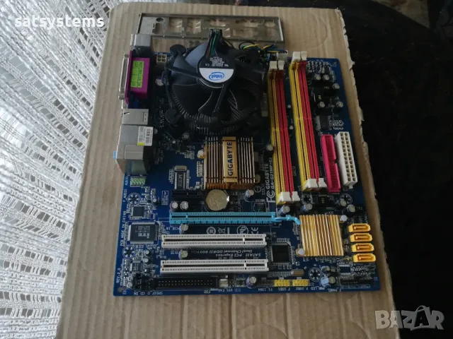 Дънна платка Gigabyte GA-G31MF-S2 Socket 775 CPU+FAN+RAM, снимка 3 - Дънни платки - 47313584