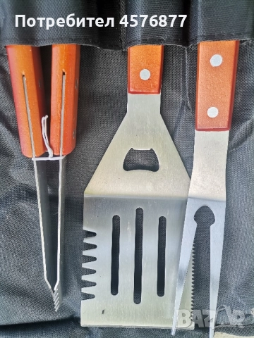 грил комплект прибори , снимка 3 - Прибори за хранене, готвене и сервиране - 51502889