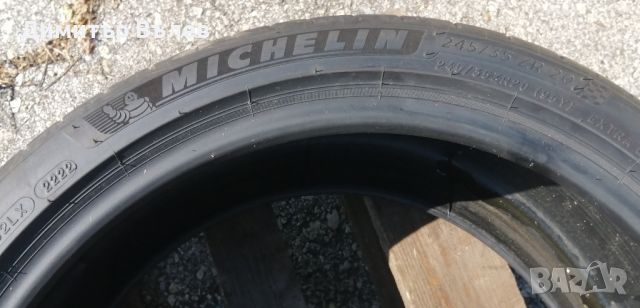 Единична гума 245 35 20 Мишелин Michelin 1 брой единичка. Нов внос. Не е нова. , снимка 7 - Гуми и джанти - 46640733