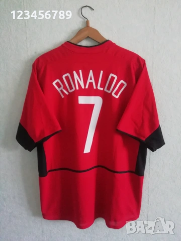 Manchester United Ronaldo Nike 2003/2004 оригинална тениска фланелка Роналдо Манчестър Юнайтед екип 