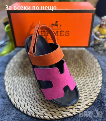 Hermes Дамски Сандали Хермес - Налични Различни Цветове Код E228, снимка 11 - Сандали - 50411966