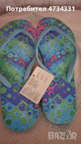 CALZEDONIA Дамски Чехли, снимка 4 - Джапанки - 53483940