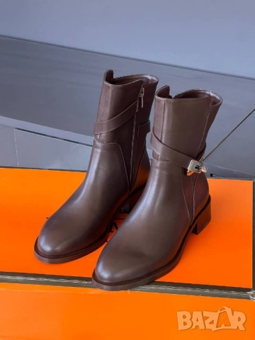 дамски боти на ток hermes , снимка 3 - Дамски боти - 51735574