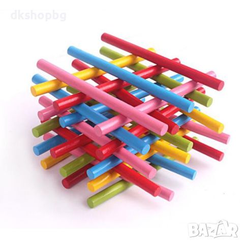 3609 Цветни дървени клечки за смятане и броене