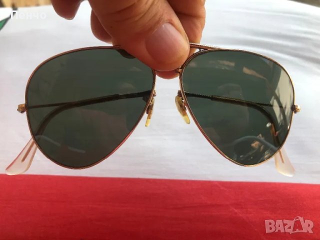 стари слънчеви очила "Ray-Ban" Aviator - ОРИГИНАЛ, снимка 9 - Антикварни и старинни предмети - 46997852