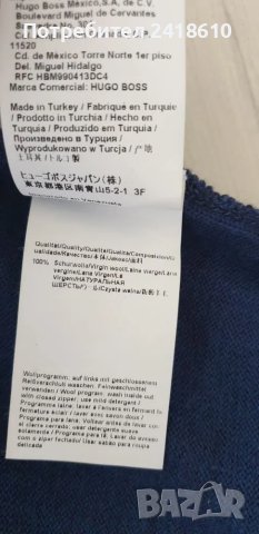 Hugo Boss Elfonso Wool Half Zip Jumper Mens Size XL ОРИГИНАЛ! Мъжкa Жилетка  с 3/4 Цип!, снимка 11 - Пуловери - 47622417