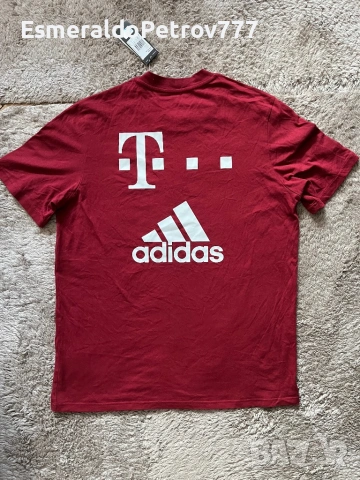 Мъжка футболна тениска Байерн Мюнхен Адидас , снимка 4 - Спортни дрехи, екипи - 53633643