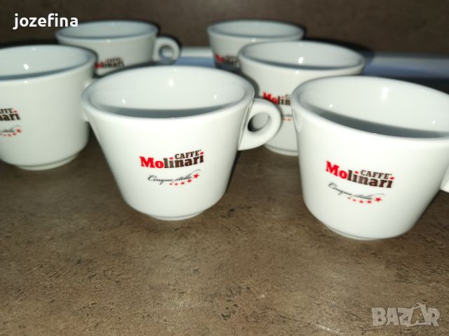 Комплект от 6 бр керамични чаши за кафе, снимка 1 - Сервизи - 46336396