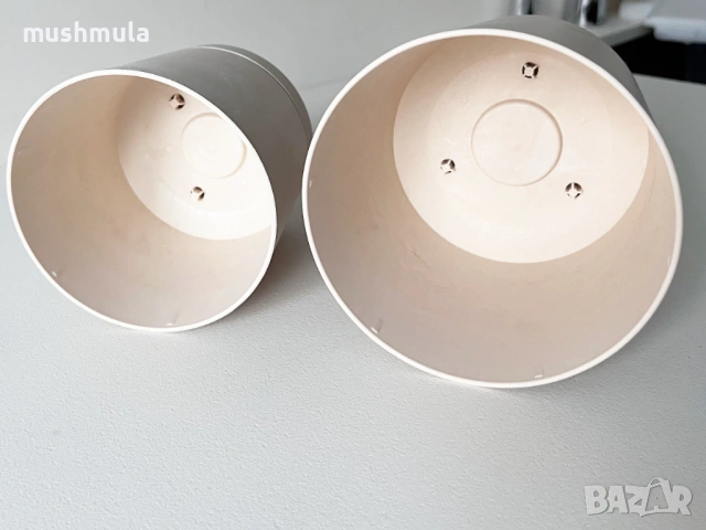 Сет 2 бр. саксии Tubo ∅ 11, ∅ 13 см, снимка 2 - Саксии и кашпи - 53067138