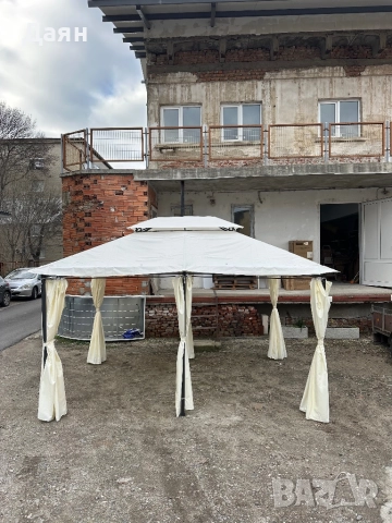 Градинска беседка, пергола, градинска шатра Outsunny , снимка 5 - Градински мебели, декорация  - 52711056