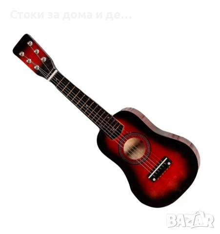✨Дървена акустична китара (58см), снимка 2 - Музикални играчки - 53530013