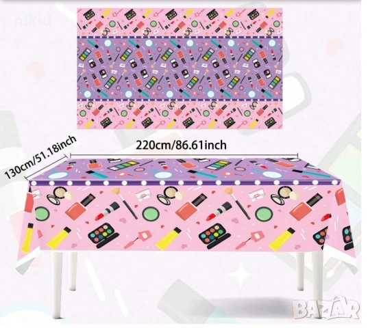 Козметика Грим сенки найлонова покривка за парти рожден ден