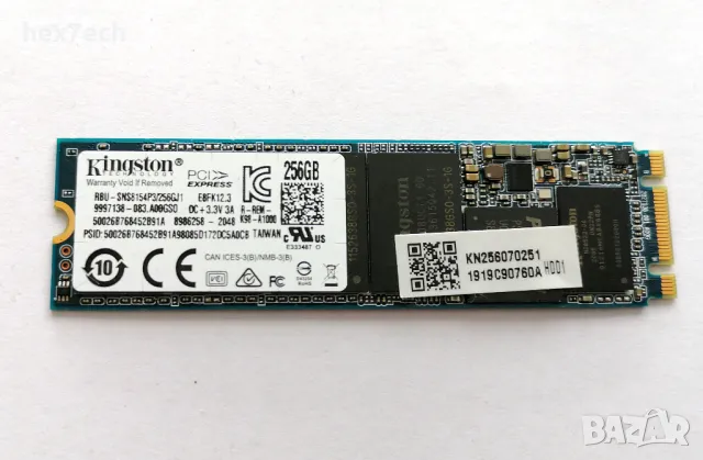 SSD Kingston RBU-SNS8154P3/256GJ1 256GB M.2 NVME, снимка 1 - Твърди дискове - 49161637