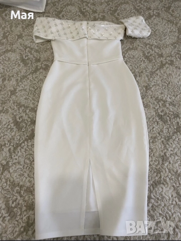 Официална бяла рокля, снимка 3 - Рокли - 52672518