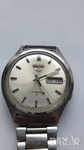 Мъжки часовник Seiko 5 Automatic, снимка 5 - Антикварни и старинни предмети - 45595153