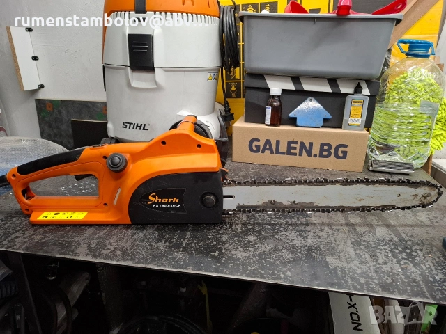 Електрически верижен трион Shark KS 1800-40CK, 40 см - 1800 W, снимка 8 - Моторни триони/резачки - 53927960