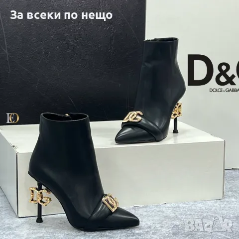 Дамски боти на ток Dolce&Gabbana Код D800, снимка 4 - Дамски боти - 47147255