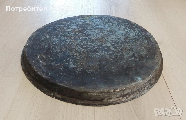 тава медна ретро голяма за ценители 45см , снимка 5 - Антикварни и старинни предмети - 51075633