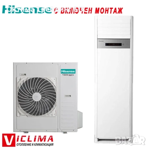 Трифазен колонен климатик Nippon NFGD-48HRFN8-Q/ NOE30U-48HFN8-R, 48 000 BTU, Клас А++, снимка 14 - Климатици - 51915028