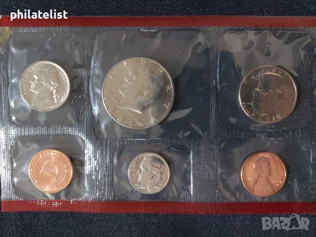 Комплектен сет - САЩ от 6 монети - 1987 година , снимка 1 - Нумизматика и бонистика - 45080769