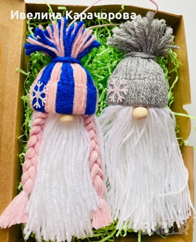 Коледни гномчета , снимка 13 - Декорация за дома - 52488520