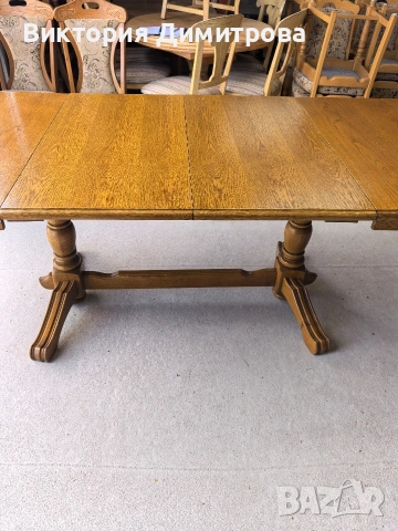 Разтегателна трапезна маса 2,60 м. , снимка 5 - Маси - 54128654