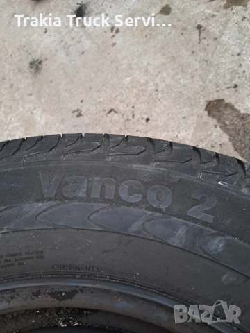 Комплект гуми с джанти и сензори 215 60 R16C Continental Vanco, снимка 4 - Гуми и джанти - 53013437