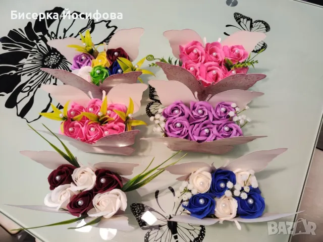подарък за всеки повод  от подарък за учител до подарък за 8 март , снимка 9 - Изкуствени цветя - 49263761