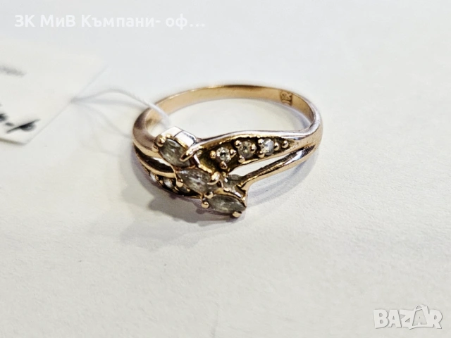 Златен пръстен 2.36гр 00424-25/2, снимка 2 - Пръстени - 53408009