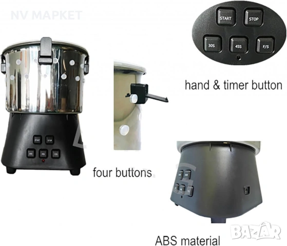 Машина за скубане на пъдпъдъци 12V, 220V 15W, снимка 5 - Селскостопанска техника - 53850980