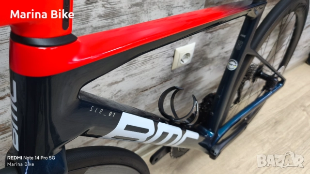 Карбонов шосеен велосипед без капли BMC Teammachine SLR01 One Disc Ultegra Di2| 51, снимка 13 - Велосипеди - 52583775
