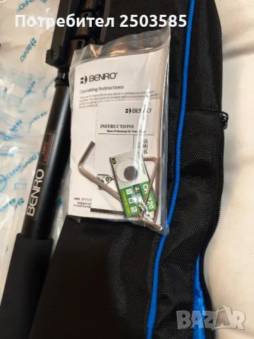 Монопод Benro A48FD, снимка 10 - Чанти, стативи, аксесоари - 50396227