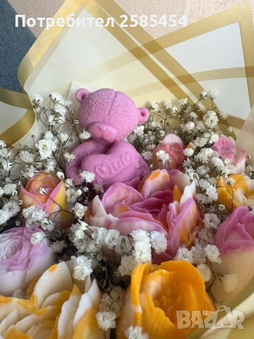 Букети от соеви свещи с разнообразни аромати 💐, снимка 4 - Други - 53298526