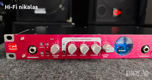  2 канален лампов пред усилвател за микрофон SM PRO audio TC02, снимка 2 - Ресийвъри, усилватели, смесителни пултове - 50378626