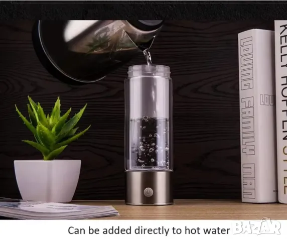 Премиум Водородна Бутилка Алкална Вода Генератор за Хидрогенирана Вода Озон Йонизатор Хидрогенератор, снимка 11 - Други - 50019579