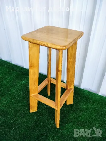 Дървени бар столове ръчна изработка , снимка 5 - Столове - 50287881