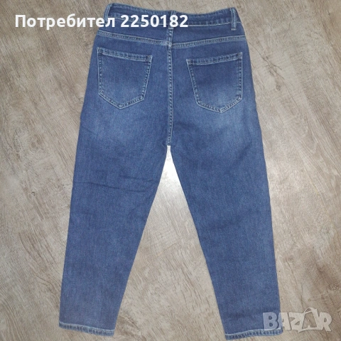 Дънки тип mom jeans , снимка 4 - Дънки - 53419665