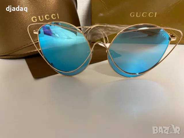 Слънчеви очила Gucci, с леки дръскотини, реплика, снимка 3 - Слънчеви и диоптрични очила - 46908150