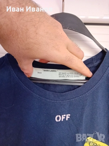 Оригинална тениска Off-White, снимка 6 - Тениски - 51656243
