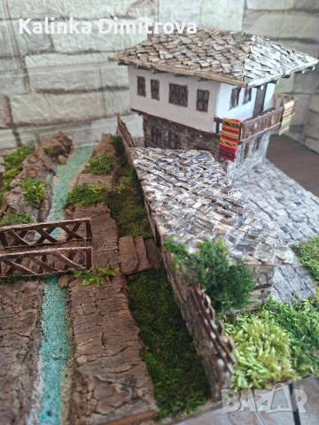Макет на къща в Боженци-изцяло ръчна изработка., снимка 4 - Декорация за дома - 53783868