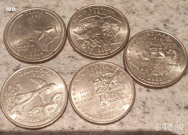 Американски.... GUARTER DOLLAR . 