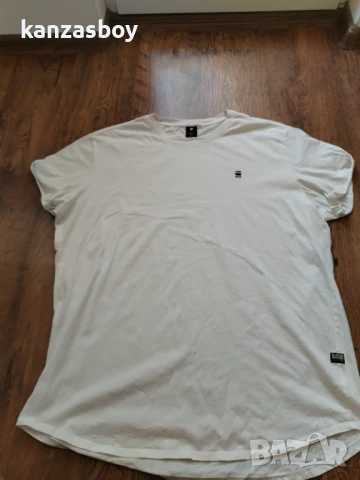 g-star lash r t - страхотна мъжка тениска КАТО НОВА 3XL, снимка 6 - Тениски - 50774776