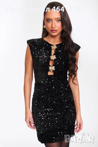 Дамска рокля с пайети