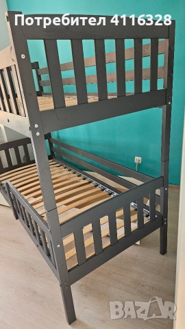 Двуетажно легло , снимка 3 - Спални и легла - 52614882