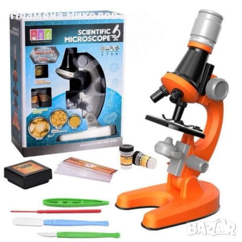 Детски научен микроскоп Scientific Microscope 1200x, снимка 5 - Образователни игри - 52990111