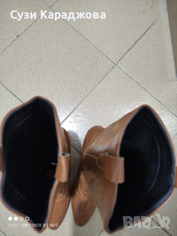 Дамски каубойски ботуши, снимка 6 - Дамски боти - 53190530