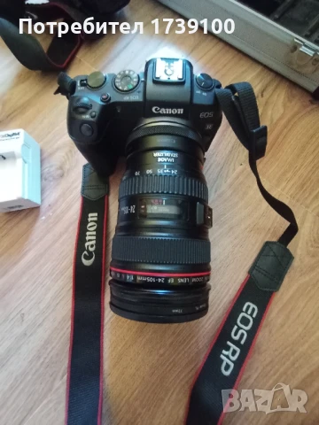 Canon RP +Grip+adaptor RF/EF+ Canon 24-105, снимка 4 - Фотоапарати - 49720512