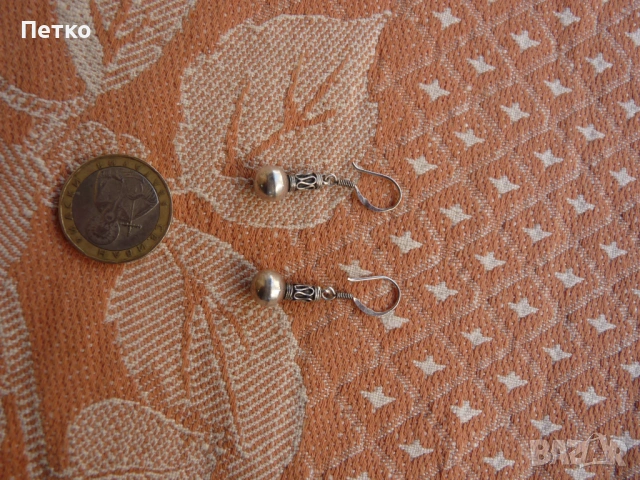 Автентични възрожденски сребърни  обеци, снимка 4 - Антикварни и старинни предмети - 53129813