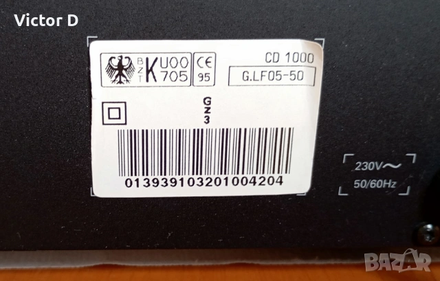 GRUNDIG FineArts CD1000 - CD-Player,дистанционно, снимка 12 - MP3 и MP4 плеъри - 53497675